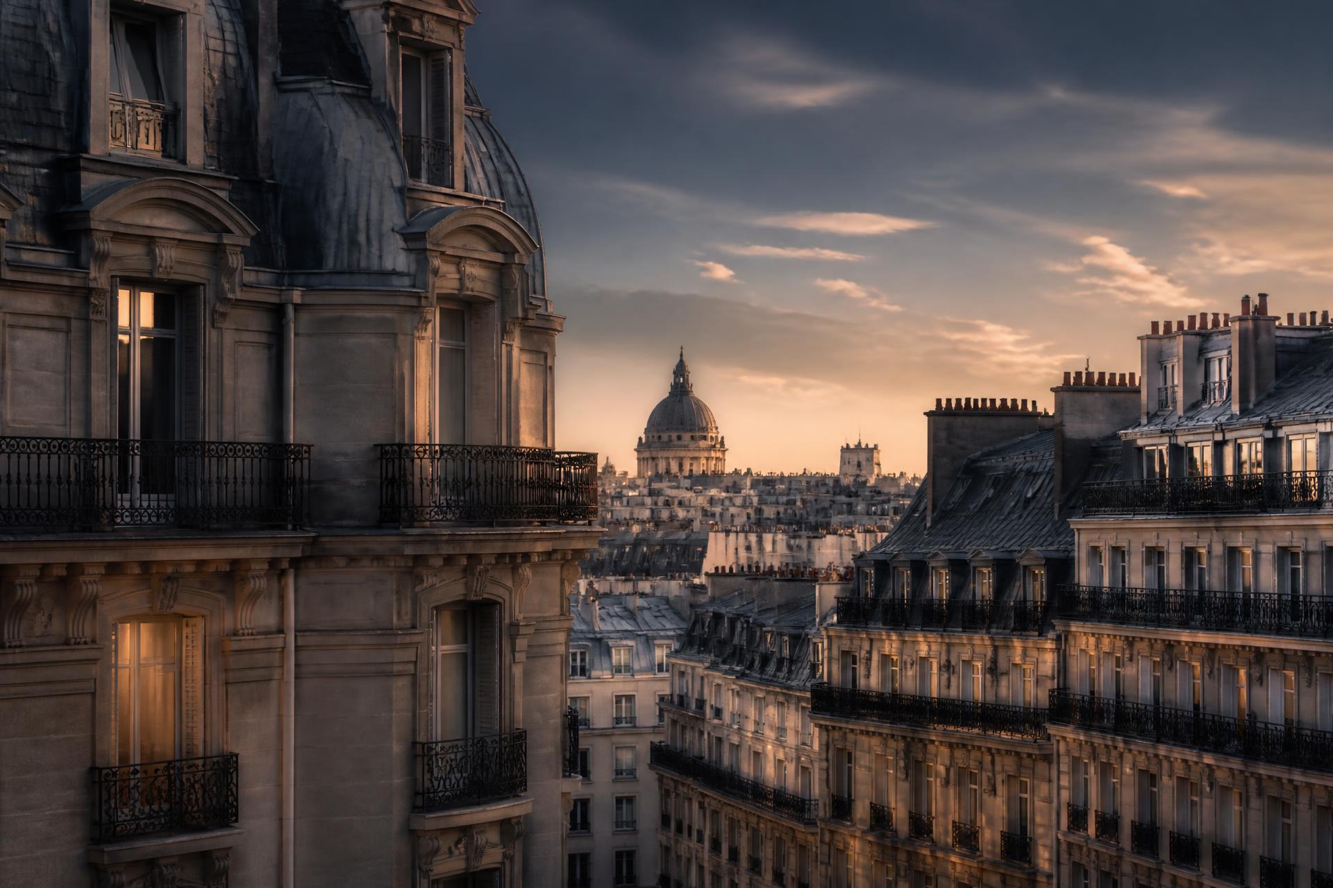 Toits parisiens haussmanniens